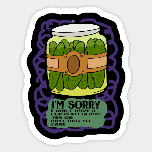 MAYBE PICKLES CARE Sticker by svksesmatamv